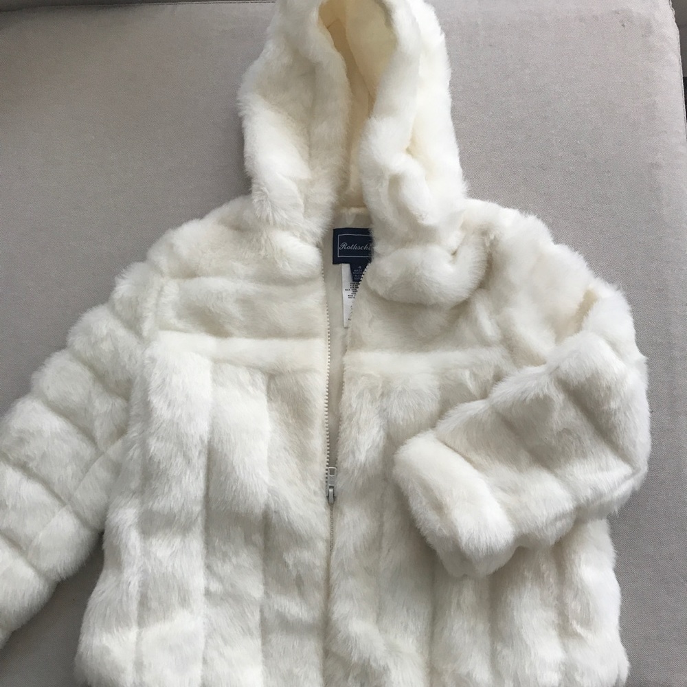 Rosthchild Girls Faux Fur Coat